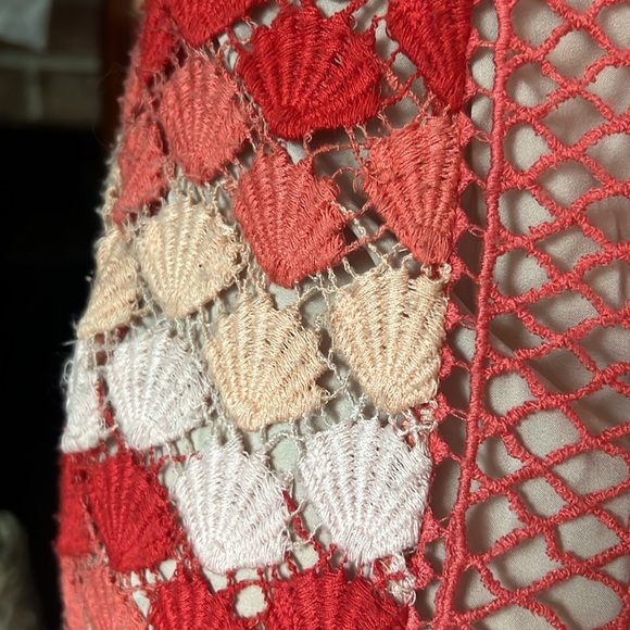 Zac Posen Misty Crochet Shell Gown - Picture 9 of 13